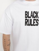  Tricou Alb de bumbac cu imprimeu pe ambele părți Daven