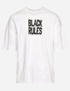  Tricou Alb de bumbac cu imprimeu pe ambele părți Daven