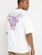  Tricou Alb De Bumbac cu mânecă scurtă Decorat cu imprimeuri Citara