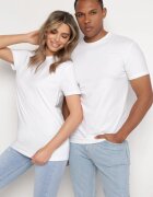  Tricou Alb din Bumbac cu Croială Clasică Xloette