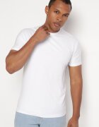  Tricou Alb din Bumbac cu Croială Clasică Xloette