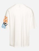  Tricou Alb din Bumbac Cu Imprimeu Halconie