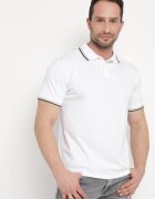  Tricou Alb tip Polo cu nasturi Timarie