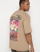  Tricou Bej închis din Bumbac Decorat cu Aplicații Ranessa