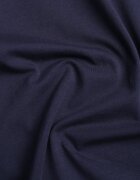  Tricou Bleumarin din Bumbac cu Decolteu în V Rionisse