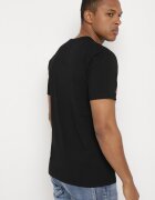  Tricou Clasic Negru din Bumbac cu Imprimeu Mare Gunelia