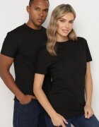  Tricou Negru de bumbac cu croi clasic Xloette