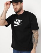  Tricou Negru din bumbac cu imprimeu Anfria