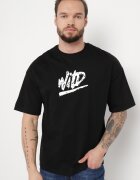  Tricou Negru din bumbac cu imprimeu Anfria