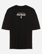  Tricou Negru Din bumbac cu mânecă scurtă Decorat cu imprimeuri Citara