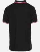  Tricou Negru stil Polo cu Nasturi Timarie