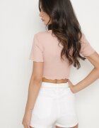  Tricou roz închis Reiat din Bumbac Adlesa