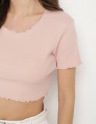  Tricou roz închis Reiat din Bumbac Adlesa