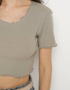  Tricou Verde închis Reiat din bumbac Adlesa