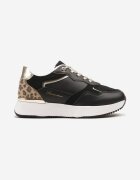 tulipano Adidași Negri Decorați Cu text și imprimeu leopard Wakkaria