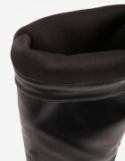 tulipano Cizme în stilul ofițeresc decorate cu dungă cu cataramă Varian Negre