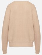 unigirl Cardigan Bej închis Deschis cu model ajurat Jolila