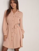 unigirl Rochie cămașă Roz de bumbac Aravia