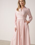 unigirl Rochie cămașă Rozalie din Viscoză cu drapaj decorativ în talie Batena