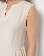 unigirl Rochie Din viscoză Bej Cu croială evazată Lirice