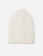 versoli Căciulă din viscoză în stil clasic Beanie cu strat dublu de tricotaj Debnat Albă