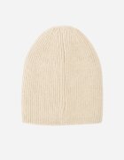 versoli Căciulă din viscoză în stil clasic Beanie cu strat dublu de tricotaj Debnat Bej