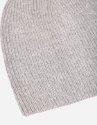 versoli Căciulă din viscoză în stil clasic Beanie cu strat dublu de tricotaj Debnat Gri