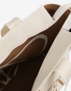 versoli Geantă shopper Bej deschis cu model abstract cu curea suplimentară de umăr Oberina