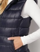  Vestă bleumarin matlasată cu glugă Galizia
