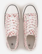 via giulia Adidași Roz cu carâmb decorat cu model floral Folaianna