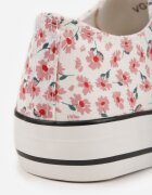 via giulia Adidași Roz cu carâmb decorat cu model floral Folaianna
