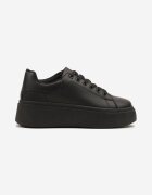 via giulia Sneakers Negri Clasici cu Talpă Groasă Ardisne