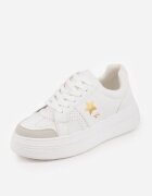 vices Adidași Alb-Auriu cu Talpă Groasă decorate cu Stea Fenalia