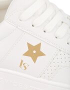 vices Adidași Alb-Auriu cu Talpă Groasă decorate cu Stea Fenalia