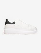 vices Adidași Alb-Negru cu Talpă Groasă Hypnotic
