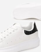 vices Adidași Alb-Negru cu Talpă Groasă Hypnotic