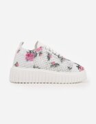 vices Adidași Alb-Roz Ajurate pe Talpă Groasă cu Relief Luminise