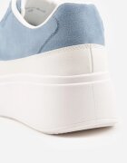 vices Adidași Albaștri pe Platformă în Stilul anilor 90. Donah