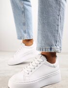 vices Adidași Albi cu platformă Berdolina