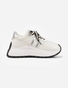 vices Adidași Albi în Stil Streetwear cu Talpă Groasă Ilinatea