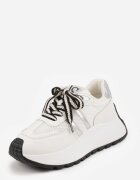 vices Adidași Albi în Stil Streetwear cu Talpă Groasă Ilinatea