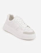 vices Adidași Albi pe Talpă Groasă Decorați cu o Stea Fenalia