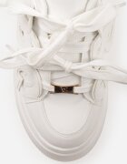 vices Adidași Albi Plati cu Șiret Dublu cu Decor 3D Nelarissa