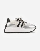 vices Adidași Argintii în Stil Streetwear cu Talpă Groasă Ilinatea