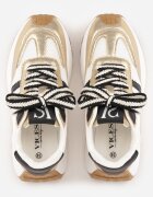 vices Adidași Aurii în Stil Streetwear pe Talpă Groasă Ilinatea