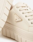 vices Adidași Bej Casual cu Talpă Groasă și Reliefuri Therelle