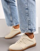 vices Adidași Bej până la gleznă cu cusături decorative Erdafa