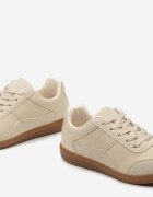vices Adidași Bej până la gleznă cu cusături decorative Erdafa