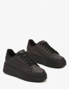 vices Adidași Casual Negre cu Talpă Groasă Tiadonia