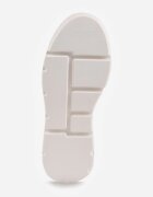 vices Adidași Maro-Alb pe Platformă Decorați cu Aplicație Rotundă Wodvire